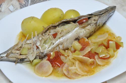 Pečená makrela  – Snadné recept z Bulharsko kuchyně, hotový za 30 - 45 minut